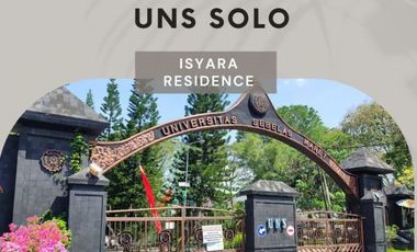 RUMAH DI SOLO UTARA LOKASI NYAMAN DAN AMAN ISYARA RESIDENCE