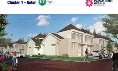 RUMAH TYPE ASTER 7X12 HOOK PARAMOUNT PETALS