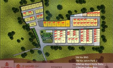 Ready Stok 4KT Rumah View Gunung Arjuna