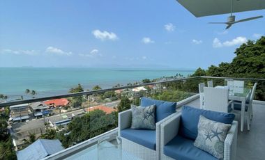 Exclusive Top Floor Corner Apartment with Panoramic Sea Views in Bang Por