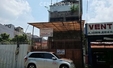 Jual Ruko Kebon Jeruk Raya, Lokasi Strategis, Pinggir Jalan Utama