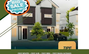 Rumah Dijual di Malang Tipe 31/63 Diskon 20% Free Biaya