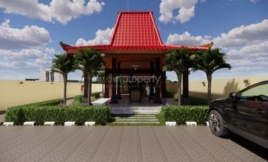 DIJUAL RUMAH JOGLO ARTISTIK DI PRAMBANAN DEKAT EXIT TOL MANISRENGGO