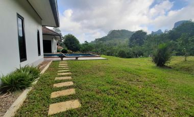 3 beds pool house with beautiful mountain view in Krabi NongThale near by Ao Nang