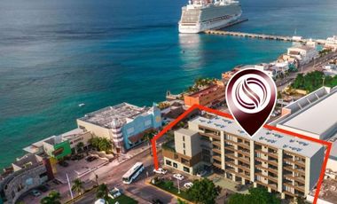 Local comercial a 50 metros del mar, sobre el Malecón de Cozumel, Avenida comerc