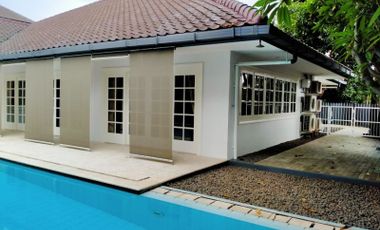 Single House di Kemang dg Privat Pool & Taman Kondisi Furnished HSE-A0375