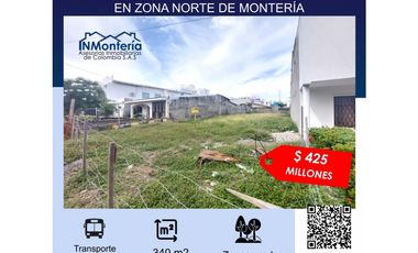 SE VENDE LOTE EN LA ZONA NORTE DE MONTERA