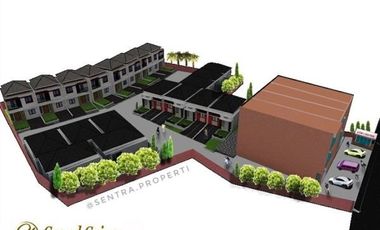Rumah mewah 2 lantai murah tepi jalan raya angkot selangkah ke stasiun citayam bogor depok