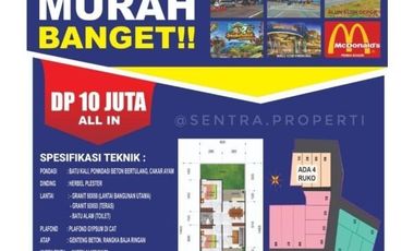 Rumah mewah 2 lantai murah tepi jalan raya angkot selangkah ke stasiun citayam bogor depok