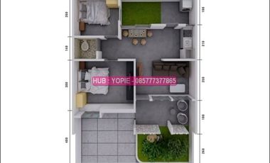Dijual rumah murah desain mewah di jawa barat