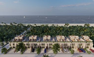 Villas Ixtul con roof top en pre venta playa Chuburna Yucatán