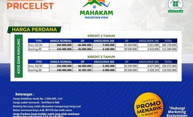 rumah dijual di sempaja samarinda Mahakam Mountain View