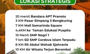 rumah dijual di sempaja samarinda Mahakam Mountain View