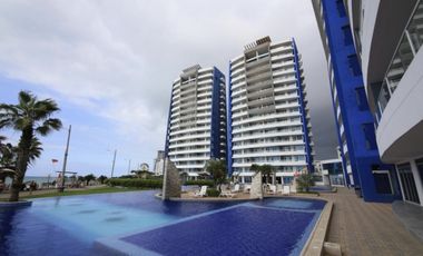 Departamento en venta, sector Tonsupa, Edificio Diamond Beach
