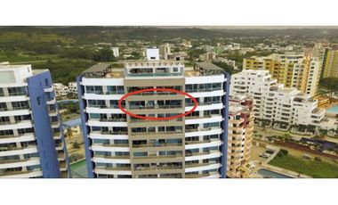Departamento en venta, sector Tonsupa, Edificio Diamond Beach