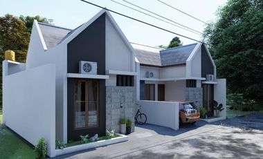 RUMAH MURAH MODEL SCANDINAVIAN DEKAT WISATA LAVA BANTAL
