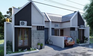 RUMAH MURAH MODEL SCANDINAVIAN DEKAT WISATA LAVA BANTAL