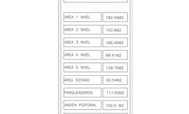 local esquinero 5 niveles