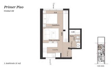 Venta en Pozo departamentos de 2 ambientes. Zona San José.
