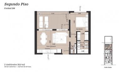 Venta en Pozo departamentos de 2 ambientes. Zona San José.