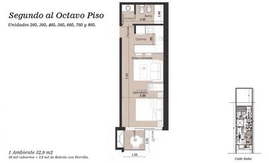 Venta en Pozo departamentos de 2 ambientes. Zona San José.