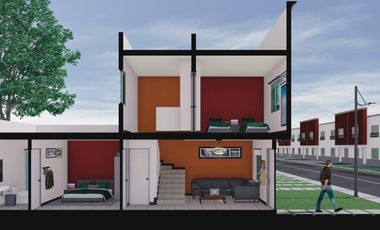 PREVENTAS!! EXCELENTES CASAS PROTOTIPO GENOVA 3, FRACC. LAS PALOMAS , CHALMA