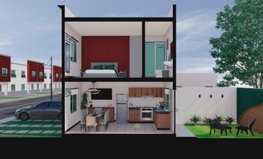 PREVENTAS!! EXCELENTES CASAS PROTOTIPO GENOVA 3, FRACC. LAS PALOMAS , CHALMA