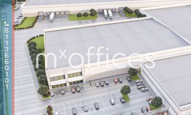 Nave nueva en renta de 5,638m2 en parque Miguel Alemán Apodaca, N.L.