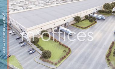 Nave nueva en renta de 5,638m2 en parque Miguel Alemán Apodaca, N.L.