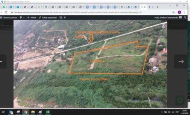Se Vende Terreno para Desarrollar Frente al Mar en Ayampe