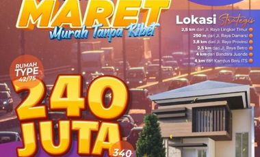 M2M MARET MURAH! DIAMOND VILLAGE JUANDA 3, Hunian Super Asri di Desa Damarsi