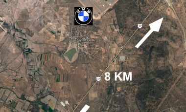 Venta Terreno a Pie de Carretera San Luis Potosí - Villa de Reyes x GM y BMW
