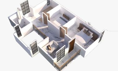 Rumah Cluster Minimalis 2 Lantai di Jl Simpang Tiga