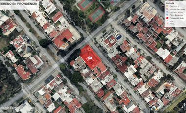 Terreno En Venta en Providencia, Guadalajara