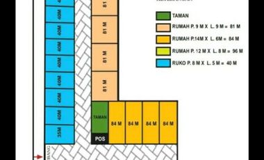 Ruko strategis pinggir jalan