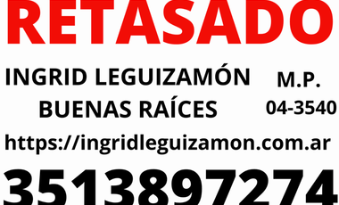Retasado Venta Departamento 1 dormitorio z/Guemes en Nueva Córdoba U$S50.000.