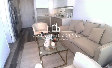 Departamento 1D1B. Costa Montemar I Bodega y estacionamiento