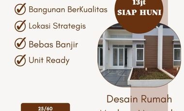Rumah Bekasi dekat Jakarta Hanya 13 Juta Langsung Siap Huni