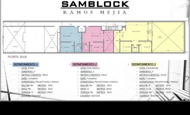 Departamento en venta en Ramos Mejia Sur