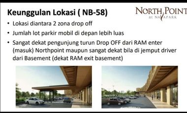 Ruko mewah 4 lantai hadap jalan ramai Northpoint Navapark BSD