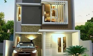 di jual rumah 2 lantai bebas desain di jl lobak - simpang ardat
