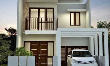 di jual rumah 2 lantai bebas desain di jl lobak - simpang ardat