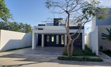 Casa nueva en venta en Privada Arbórea, Conkal, norte de Mérida