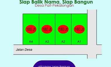 Kavling Siap Bangun Pekalongan, Dekat Jl. Pantura