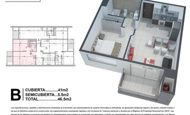 Departamento en venta en Villa Luzuriaga