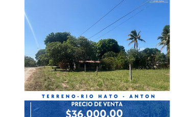 SE VENDE TERRENO EN RIO HATO - ANTON