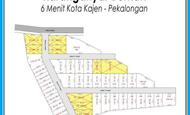 6 Menit Kota Kajen Pekalongan: 700 Rb-an, SHM Unit