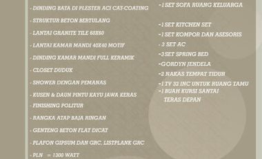 DIJUAL RUMAH CANTIK BISA JADI HOMESTAY DI KAWASAN WISATA