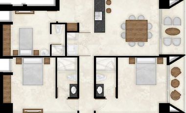 Departamento (Santa Ana) en Venta en Zaguán en Santa Gertrudis Copó