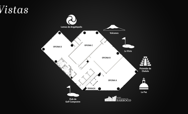 VENTA DE OFICINAS A 6 MINUTOS DE ANGELÓPOLIS Y A 4 DEL ANILLO PERIFÉRICO